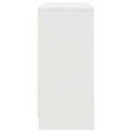 vidaXL Bufetă albă 85x34x76 cm din lemn prelucrat