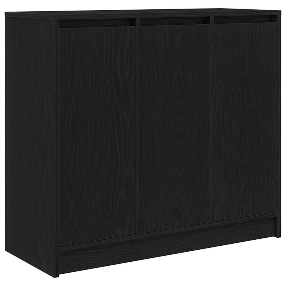 vidaXL Bufetă Stejar negru 85x34x76 cm Lemn prelucrat