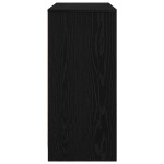 vidaXL Bufetă Stejar negru 85x34x76 cm Lemn prelucrat vidaXL Bufetă Stejar negru 85x34x76 cm Lemn prelucrat