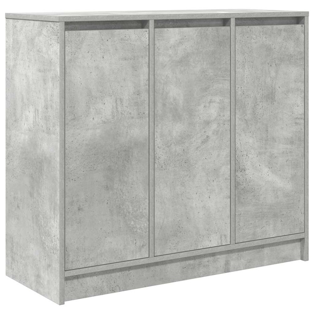 vidaXL Bufetă Gri Beton 85x34x76 cm Lemn prelucrat