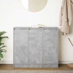 vidaXL Bufetă Gri Beton 85x34x76 cm Lemn prelucrat vidaXL Bufetă Gri Beton 85x34x76 cm Lemn prelucrat