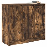 vidaXL Bufetă Stejar afumat 85x34x76 cm Lemn prelucrat vidaXL Bufetă Stejar afumat 85x34x76 cm Lemn prelucrat