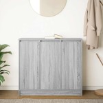 vidaXL Bufetă gri Sonoma 85x34x76 cm Lemn prelucrat