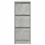 vidaXL Bufetă Gri Beton 29,5x34x76 cm Lemn prelucrat