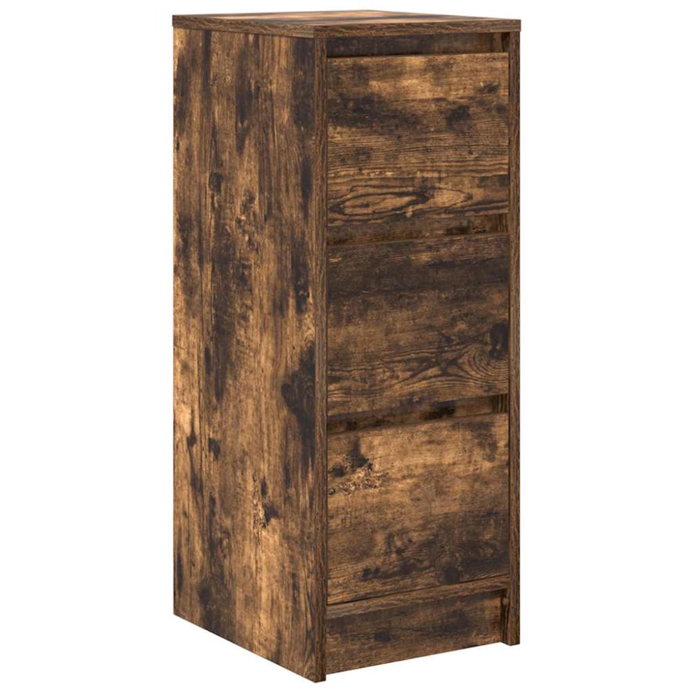 vidaXL Bufetă Stejar afumat 29,5x34x76 cm Lemn prelucrat