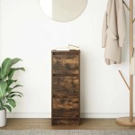 vidaXL Bufetă Stejar afumat 29,5x34x76 cm Lemn prelucrat