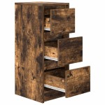 vidaXL Bufetă Stejar afumat 29,5x34x76 cm Lemn prelucrat