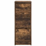 vidaXL Bufetă Stejar afumat 29,5x34x76 cm Lemn prelucrat