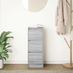 vidaXL Bufetă gri Sonoma 29,5x34x76 cm Lemn prelucrat vidaXL Bufetă gri Sonoma 29,5x34x76 cm Lemn prelucrat