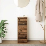 vidaXL Bufetă Lemn vechi 29,5x34x76 cm Lemn prelucrat