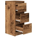 vidaXL Bufetă Lemn vechi 29,5x34x76 cm Lemn prelucrat