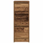 vidaXL Bufetă Lemn vechi 29,5x34x76 cm Lemn prelucrat
