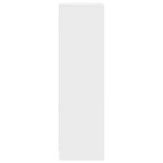 vidaXL Dulap cu sertar alb 55,5x34x119,5 cm lemn de prelucrare vidaXL Dulap cu sertar alb 55,5x34x119,5 cm lemn de prelucrare