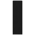 vidaXL Dulap cu sertar stejar negru 55,5x34x119,5 cm lemn prelucrat vidaXL Dulap cu sertar stejar negru 55,5x34x119,5 cm lemn prelucrat