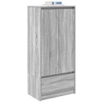 vidaXL Dulap cu sertar Gri Sonoma 55,5x34x119,5 cm Lemn prelucrat