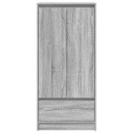 vidaXL Dulap cu sertar Gri Sonoma 55,5x34x119,5 cm Lemn prelucrat