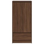 vidaXL Dulap cu sertar stejar maro 55,5x34x119,5 cm Lemn prelucrat