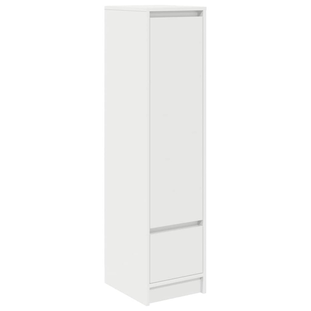 vidaXL Dulapul alb 29,5x34x119,5 cm Lemn prelucrat
