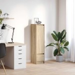 vidaXL Tablou Stejar Sonoma 29,5x34x119,5 cm Lemn prelucrat vidaXL Tablou Stejar Sonoma 29,5x34x119,5 cm Lemn prelucrat