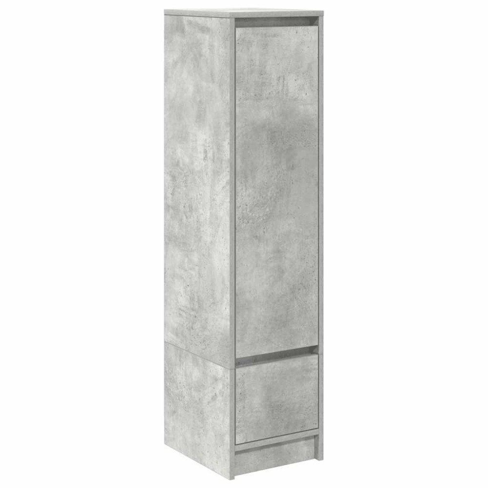 vidaXL Dulapuri gri beton 29,5x34x119,5 cm Lemn prelucrat
