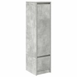vidaXL Dulapuri gri beton 29,5x34x119,5 cm Lemn prelucrat