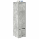 vidaXL Dulapuri gri beton 29,5x34x119,5 cm Lemn prelucrat