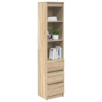 vidaXL Tablou Stejar Sonoma 37,5x35x180 cm Lemn prelucrat