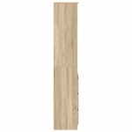 vidaXL Tablou Stejar Sonoma 37,5x35x180 cm Lemn prelucrat