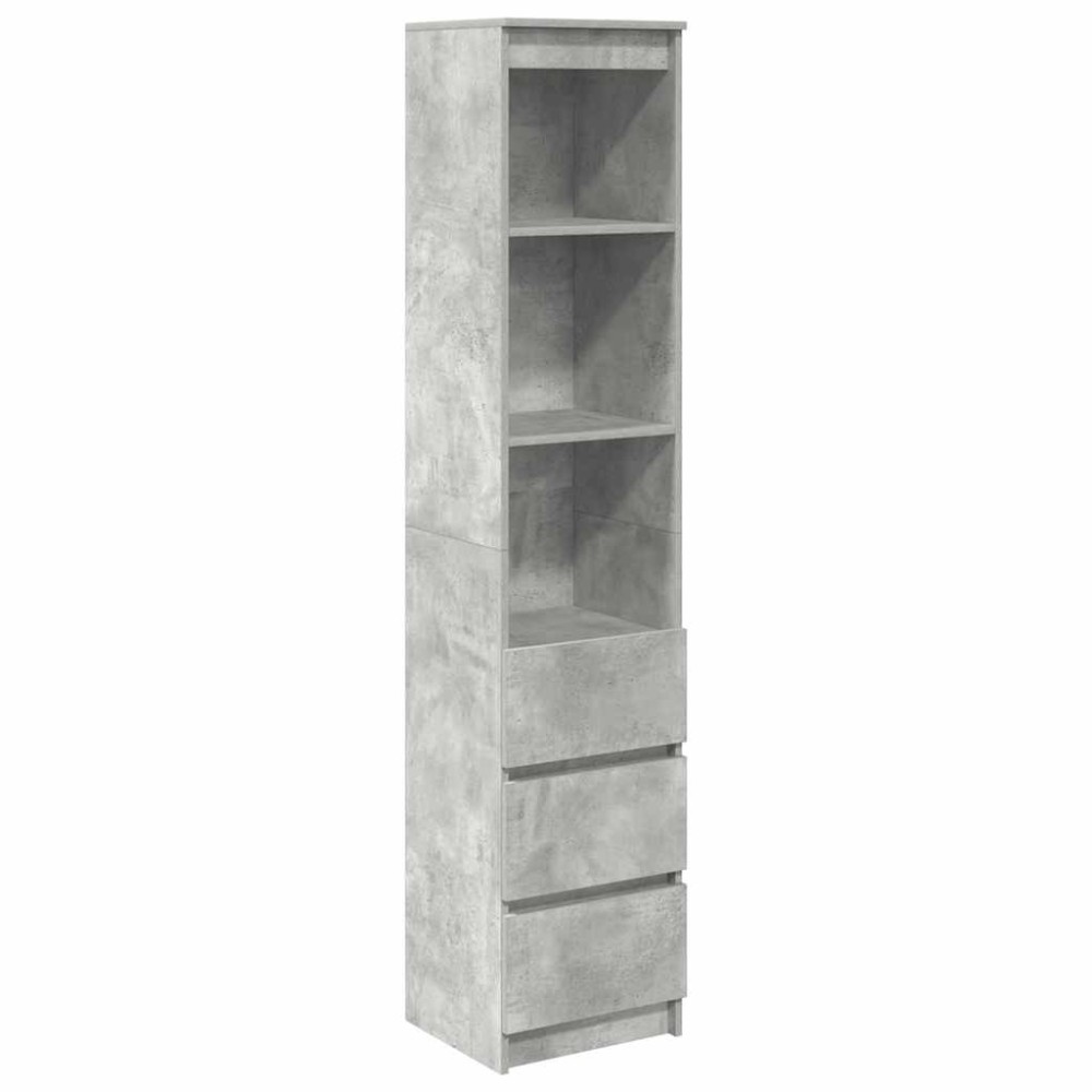 vidaXL Tablou beton gri 37,5x35x180 cm Lemn prelucrat