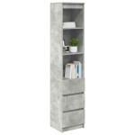 vidaXL Tablou beton gri 37,5x35x180 cm Lemn prelucrat
