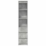 vidaXL Tablou beton gri 37,5x35x180 cm Lemn prelucrat