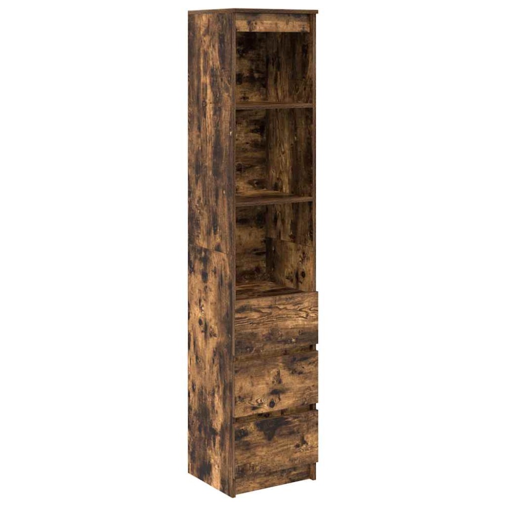 vidaXL Tablou stejar afumat 37,5x35x180 cm Lemn prelucrat