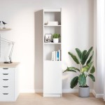 vidaXL Dulapuri alb 37,5x35x180 cm lemn prelucrat