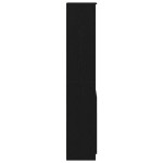 vidaXL Tablou Stejar negru 37,5x35x180 cm Lemn prelucrat vidaXL Tablou Stejar negru 37,5x35x180 cm Lemn prelucrat