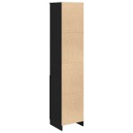 vidaXL Tablou Stejar negru 37,5x35x180 cm Lemn prelucrat vidaXL Tablou Stejar negru 37,5x35x180 cm Lemn prelucrat