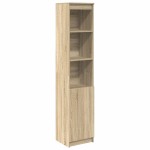 vidaXL Tablou Stejar Sonoma 37,5x35x180 cm Lemn prelucrat
