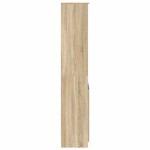 vidaXL Tablou Stejar Sonoma 37,5x35x180 cm Lemn prelucrat