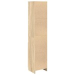 vidaXL Tablou Stejar Sonoma 37,5x35x180 cm Lemn prelucrat