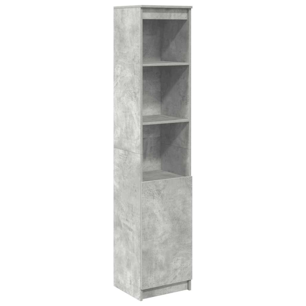 vidaXL Tablou beton gri 37,5x35x180 cm Lemn prelucrat