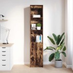 vidaXL Tablou stejar afumat 37,5x35x180 cm Lemn prelucrat