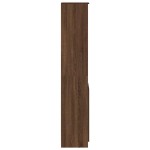 vidaXL Dulap Stejar maro 37,5x35x180 cm Lemn prelucrat