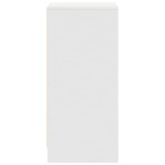 vidaXL Bufetă albă 37,5x35x99 cm din lemn prelucrat