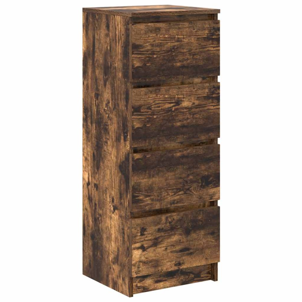 vidaXL Bufetă Stejar afumat 37,5x35x99 cm Lemn prelucrat