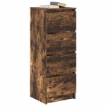 vidaXL Bufetă Stejar afumat 37,5x35x99 cm Lemn prelucrat