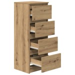 vidaXL Bufetă Stejar Artisan 37,5x35x99 cm Lemn prelucrat