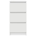 vidaXL Bufetă albă 37,5x35x76 cm din lemn prelucrat