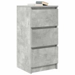vidaXL Bufetă Gri Beton 37,5x35x76 cm Lemn prelucrat
