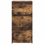 vidaXL Bufetă Stejar afumat 37,5x35x76 cm Lemn prelucrat
