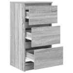 vidaXL Bufetă gri Sonoma 37,5x35x76 cm Lemn prelucrat