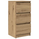 vidaXL Bufetă Stejar Artisan 37,5x35x76 cm Lemn prelucrat vidaXL Bufetă Stejar Artisan 37,5x35x76 cm Lemn prelucrat